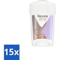 Rexona Women - Déodorant stick - Protection maximale Sensitive sèche - Extra protection - 45 ml - Pack avantage - 15 pièces