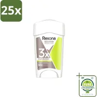 Rexona 25 déodorants Women Maximum Protection Stress Control, format stick, 45 ml, lot de 25