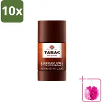 Tabac 10 déodorants sticks "Original" - 75 ml - Lot de 10