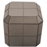 Light & Living Colonne verre Luciano 40x40x40 cm