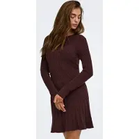ONLY Robes en maille 'ONLIBI' lie de vin