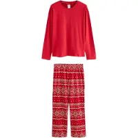 Next Pyjama beige / rouge