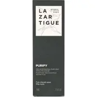 Lazartigue Pré-shampooing purifiant : formule purifiante et régulatrice, nettoie et équilibre le cuir chevelu, idéal pour les cheveux gras, flacon de 75 ml
