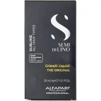 Alfaparf Milano Semi di Lino Sublime Cristalli huile hydratante pour des cheveux brillants et doux 30 ml