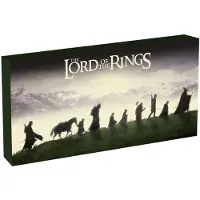 Pyramid Toile décorative LED « Lord Of The Rings » transparente Transparente Taille unique