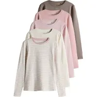 The Set T-shirt beige / marron / rose