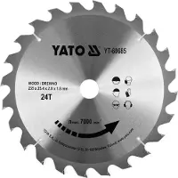 YATO Lame de scie circulaire Ø235 mm - 24T - diamètre intérieur 25.4 mm
