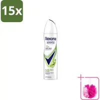 Rexona 15 sprays déodorants , parfum Aloe Vera, 150 ml, lot économique, 15 pièces