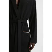 BOSS Peignoir long 'Robe' noir