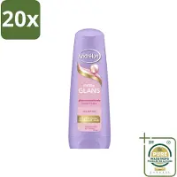 Unilever 20 flacons de revitalisant Andrélon Extra Brillance - 200 ml - Pack économique - 20 pièces