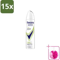 Rexona 15 sprays anti-transpirants Advanced Protection Stress Control, 150 ml - Lot de 15