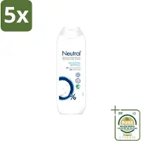 Neutral 5 shampooings neutres à 0% pour cheveux normaux - 250 ml - Pack économique - 5 pièces