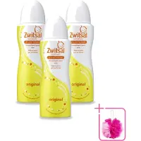 Zwitsal 3 sprays déodorants Original - 100 ml - Pack économique - 3 pièces