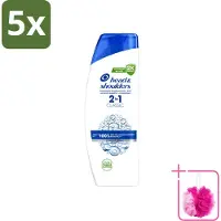Head & shoulders 5 x Shampooing anti-pelliculaire 2-en-1 Classic, 400 ml - Pack économique - 5 pièces