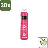 Vogue 20 déodorants parfumés pour femmes - 150 ml - Lot de 20 pièces