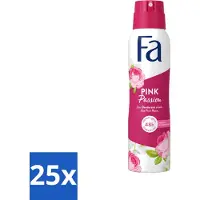 Fa Pflege FA - Pink Passion - Déodorant spray - Rose rose - 150 ml - Pack économique - 25 pièces