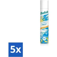 Batiste - Fresh - Shampooing sec - Parfum frais et propre - Rafraîchit et donne de la tenue - 200 ml - Pack avantage - 5 pièces