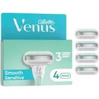 Gillette Venus Smooth Sensitive Lames de rasoir pour femmes 4 lames de rechange Shaving