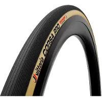 Vittoria Pneus de vélo de course Corsa Pro G2.0 700c x 29 + chambre à air en latex, couleur argent. Pneus 700C x 29, couleur argent