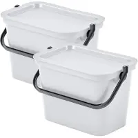 Wellhome Poubelle De Recyclage Moda 5l 2 Unités