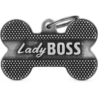 My Family Médaille Pour Animaux Bronx Lady Boss Bone Xl