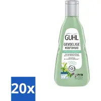 Guhl - Shampooing - Cuir chevelu sensible - 250 ml - Pack avantage - 20 pièces