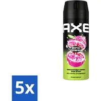 Axe 5 aérosols déodorants Epic Fresh, 150 ml - Pack avantage - 5 pièces