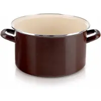 Artemis Casserole traditionnelle émaillée pour gaz et induction, 28 cm, 8 l