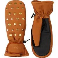 Protest Honest Mittens Marron L Femme