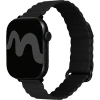 IMoshion Bracelet magnétique en cuir pour Apple Watch | 38/40/41/42 mm - Noir