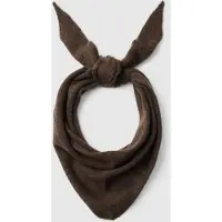 Selected Triangle En Laine Mélangée Écharpe Femme Marron ONE SIZE