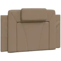 vidaXL Coussin de tête de lit "Viana" Cappuccino-Brun 90 cm similicuir