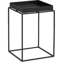 HAY Tray Coffee Table Basse Black | 30 x 30 cm High | Powder Coated