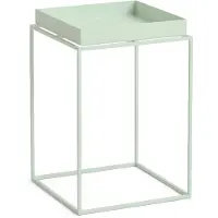 HAY Tray Coffee Table Basse Soft Mint | 30 x 30 cm High | Powder Coated