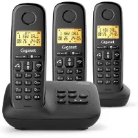 Gigaset Téléphone sans fil dect noir - - BASIC100ATRIONOIR - basic 100a