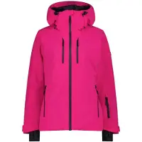 CMP Damen Stretch Ski-Jacke Clima Protect avec capuche, couleur rose, taille 36