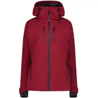 CMP Damen Stretch Ski-Jacke Clima Protect avec capuche, couleur rose, taille 36