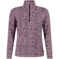 Protest T-shirt de sport PRTKalea, couleur lilas, fermeture éclair 1/4, taille XS/34