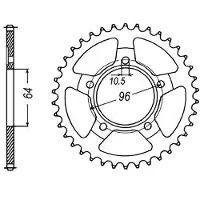 Sifam - Couronne 53 Dents Xl 125 R Prolink 82-8 Pas428/Z53