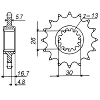 Sifam Pignon Avant 12501cz15