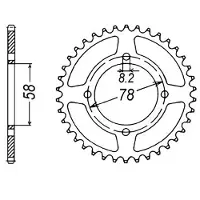 Sifam - Couronne 50 Dents 125 Gt 74-81 Pas428/Z50