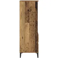 vidaXL Meuble haut Altholz, 40 x 36 x 110 cm, fabriqué en panneaux de particules