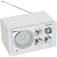 Ginza.se Radio analogique AM/FM Blanc