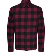 Only & Sons Chemise 'Gudmund' rouge rouille / noir
