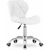 Leobert Chaise Valora AVOLA - Blanc x1 | Chaise pivotante pour le bureau ou la maison