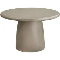 Ebuy24 Bente table de jardin Ø120cm gris.