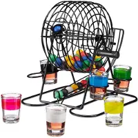 Relaxdays Jeu à boire Bingo (1 - 6 Joueur)