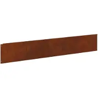 vidaXL Bordure de jardin, 20 pièces, 100 x 18 cm, acier, aspect rouille