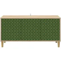 vidaXL Meuble TV GELEEN, 102 x 33 x 50 cm, panneaux de particules imitation bois Sonoma