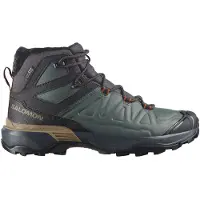 Salomon - Chaussures de randonnée sur neige imperméables - X Ultra Snowpilot WP Asphalt/Urban Chic - Taille 41 1/3 - Vert
